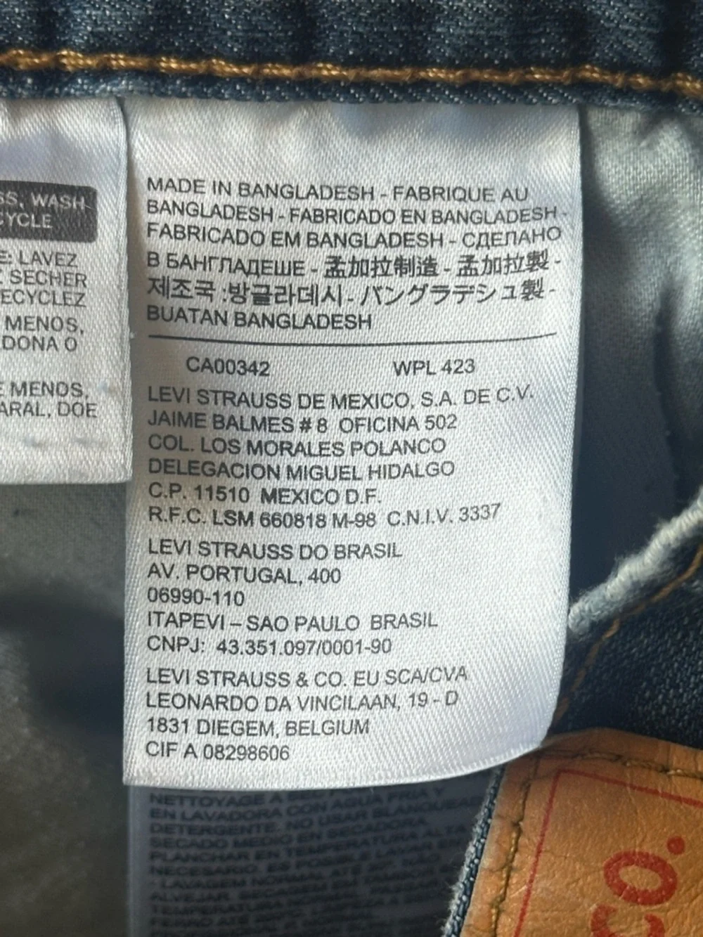 Levi's Men's 527 Medium Blue Straight-Leg Jeans Sz 36 x 34